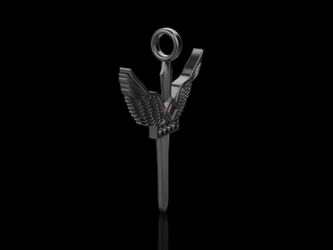 Aartsengel Micha&euml;l zwaard model 673 3D printmodel