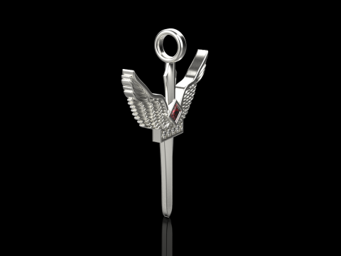 Aartsengel Micha&euml;l zwaard model 673 3D printmodel