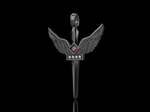 Aartsengel Micha&euml;l zwaard model 673 3D printmodel