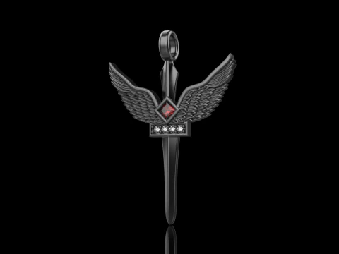 Archangel Michael sword model 673 3D Print Model