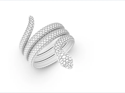 Snake ring model 672 3D Print Model