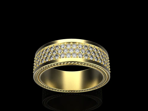 Wedding rings model 670 3D Print Model