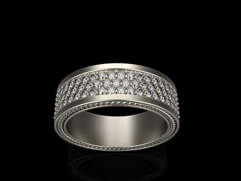 Wedding rings model 670 3D Print Model