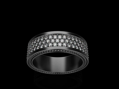 Wedding rings model 670 3D Print Model