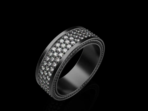 Wedding rings model 670 3D Print Model