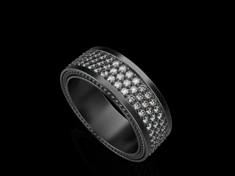 Wedding rings model 670 3D Print Model