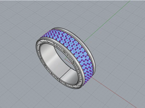 Wedding rings model 670 3D Print Model