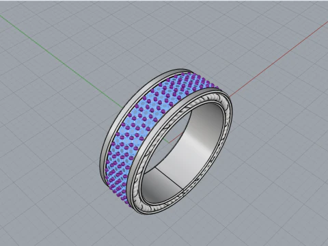 Wedding rings model 670 3D Print Model