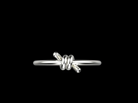 Wedding ring model 668 3D Print Model