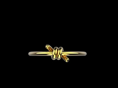 Wedding ring model 668 3D Print Model