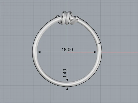 Wedding ring model 668 3D Print Model