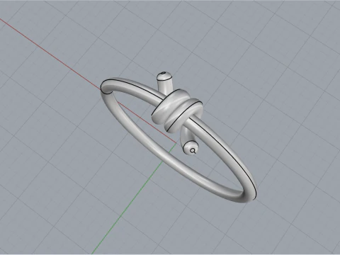Wedding ring model 668 3D Print Model