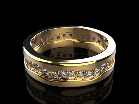 Obrączka model 667 Model do druku 3D