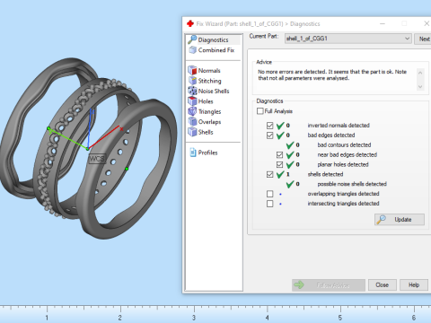 Model cincin kawin 667 Model Cetak 3D