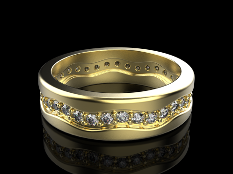 Model cincin kawin 667 Model Cetak 3D