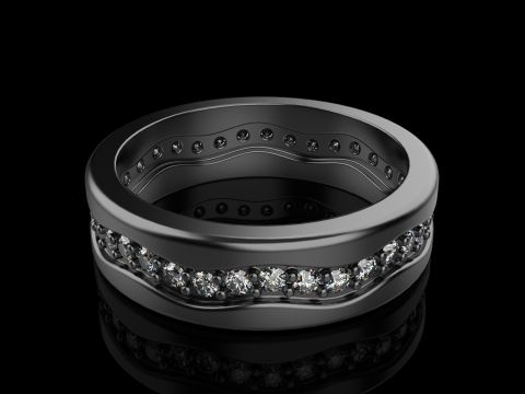 Model cincin kawin 667 Model Cetak 3D