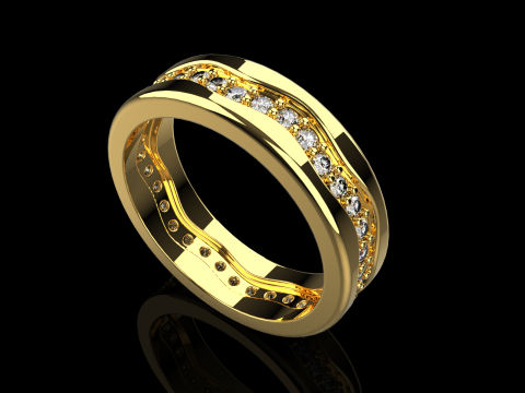 Model cincin kawin 667 Model Cetak 3D