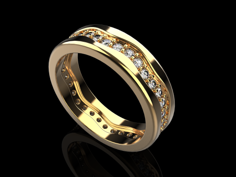 Model cincin kawin 667 Model Cetak 3D
