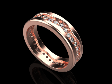Model cincin kawin 667 Model Cetak 3D
