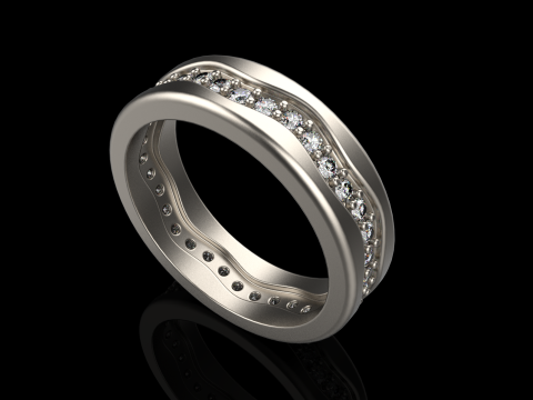 Model cincin kawin 667 Model Cetak 3D