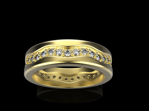 Model cincin kawin 667 Model Cetak 3D