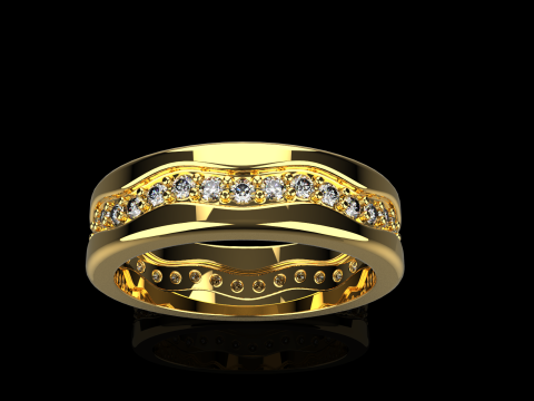 Model cincin kawin 667 Model Cetak 3D