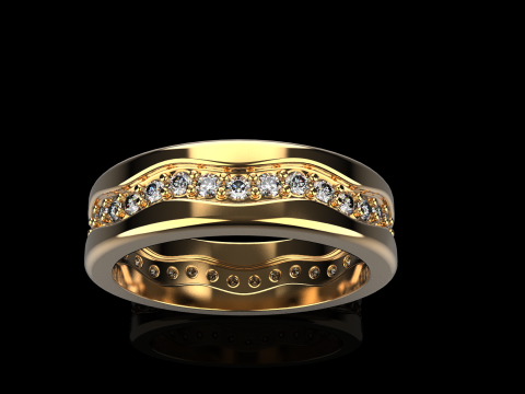 Model cincin kawin 667 Model Cetak 3D