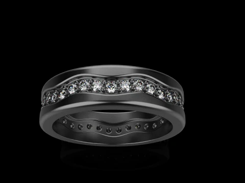 Wedding ring model 667 3D Print Model