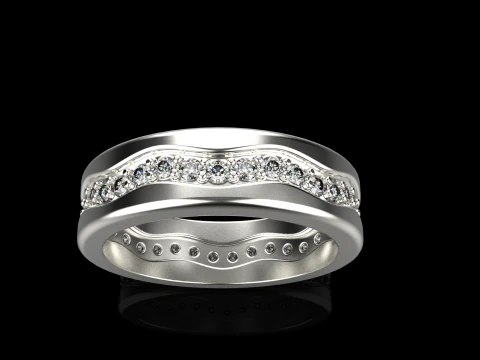 Wedding ring model 667 3D Print Model