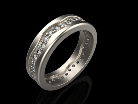 Model cincin kawin 667 Model Cetak 3D