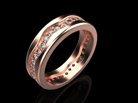 Model cincin kawin 667 Model Cetak 3D