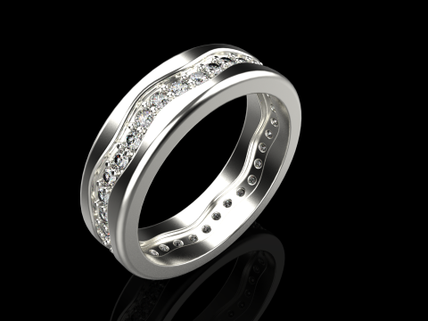 Model cincin kawin 667 Model Cetak 3D
