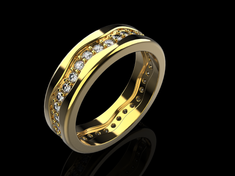 Model cincin kawin 667 Model Cetak 3D