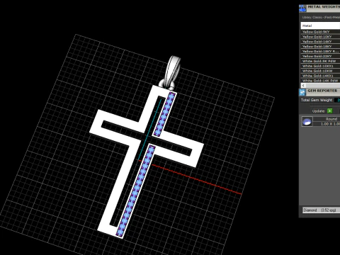 Cross model 666 3D Print Model