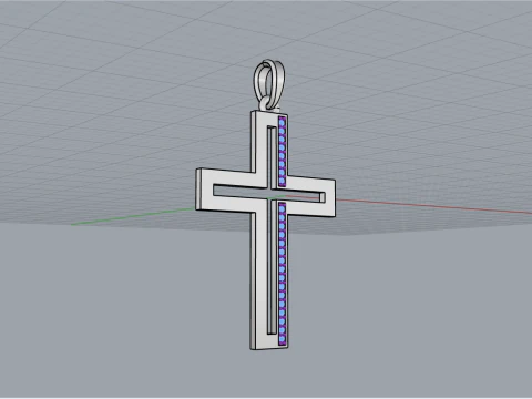 Cross model 666 3D Print Model