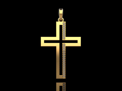 Cross model 666 3D Print Model