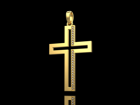 Cross model 666 3D Print Model