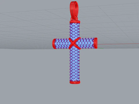 Cross model 664 3D Print Model