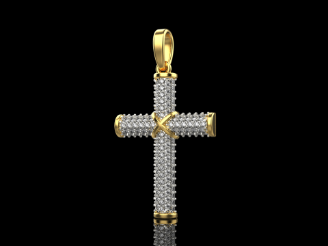 Cruz modelo 664 Modelo de impresión 3D