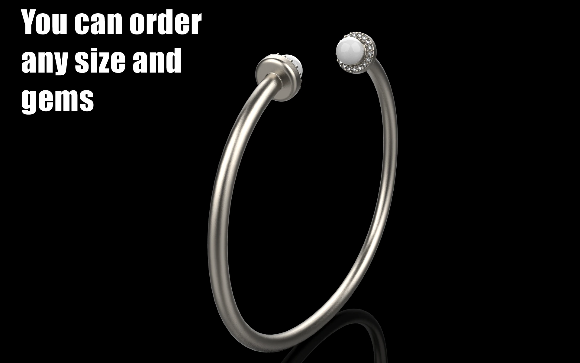 Pearl bracelet model 662 3D Print Model .c4d .max .obj .3ds .fbx .stl .blend