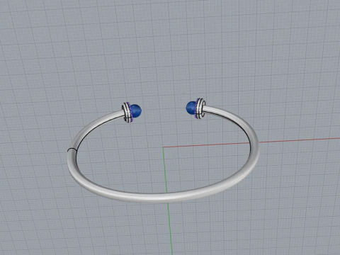 Pearl bracelet model 662 3D Print Model