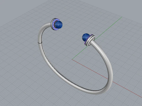 Pearl bracelet model 662 3D Print Model