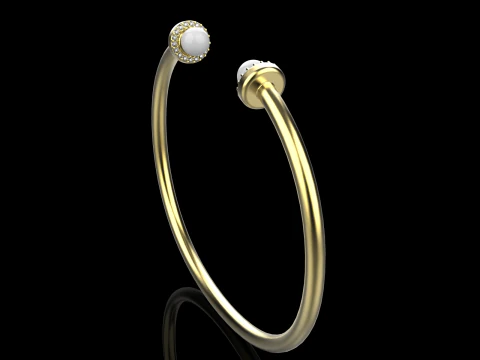 Pearl bracelet model 662 3D Print Model