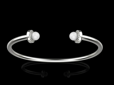 Pearl bracelet model 662 3D Print Model