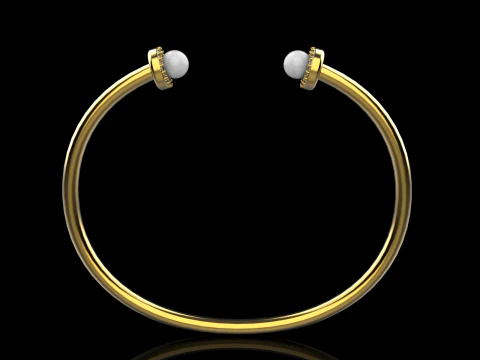Pearl bracelet model 662 3D Print Model