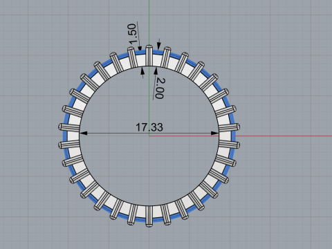 Ewigkeitsring im quadratischen Prinzessinnenstil, Modell 660 3D Druckmodell