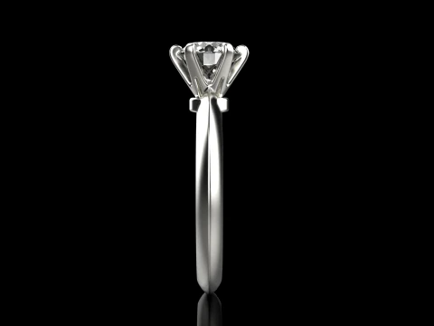Engagement ring model 659 3D Print Model