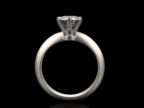 Engagement ring model 659 3D Print Model