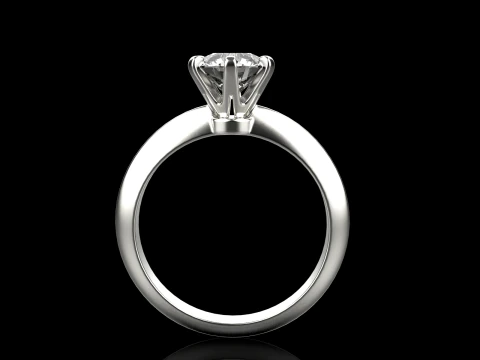 Engagement ring model 658 3D Print Model
