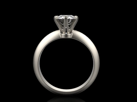 Engagement ring model 658 3D Print Model